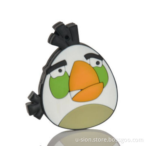 Angry Customized Bird Gift PVC USB Flash Drive with Factory Price
